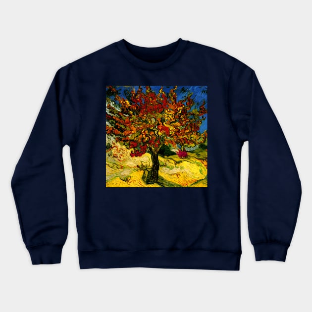 Van Gogh Mulberry Tree Crewneck Sweatshirt by bragova